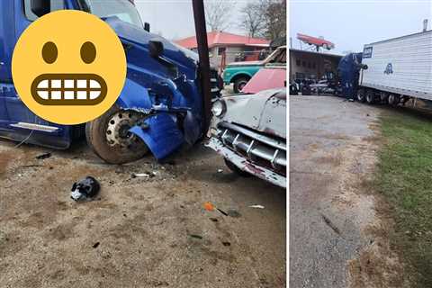 Semi Hits Collectable Cars Between Lufkin & Nacogdoches, Texas