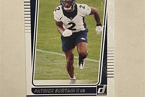 2020 Panini Donruss PATRICK SURTAIN II RATED ROOKIE 2021 #330 Broncos L1