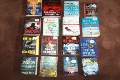 Bulk lot fiction books, popular authors,  best selling, 16 books.