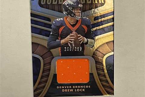 2021 Panini Gold Standard DREW LOCK Good Gear #GG-DLO /299 Broncos 🔥