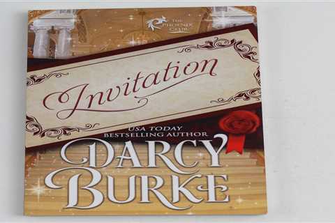 Invitation USA Today Best Selling Author Darcy Burke 2021 Zealous Quill Press PB