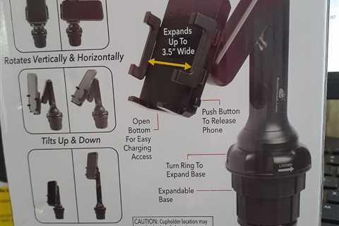 Bulbhead Cup Call Crane Phone Mount #1 Best Selling! As Seen On TV Black-NEW