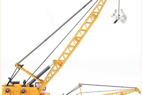 Best selling 1:87 tower crane alloy model,metal engineering model toy,simulation