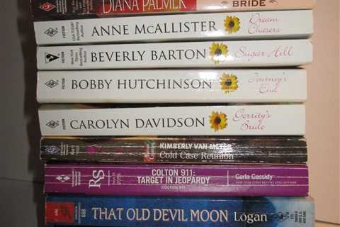 Harlequin Romance Suspense and Best Selling Authors Paperback Book Lot of 12