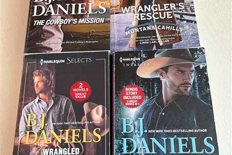 B.J. Daniels, 4 Harlequin Paperbacks, 3 w/Double Novels - NY Times Best Selling