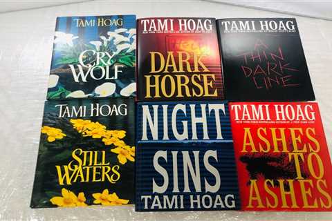 Mystery Thriller Novels TAMI HOAG, BEST SELLING AUTHOR, LOT OF 6 HARDCOVER BOOKS