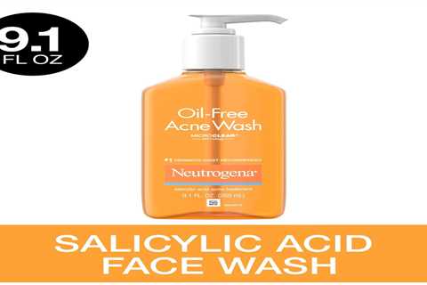 Best Selling Oil-Free Acne Face Wash and Facial Cleanser, 9.1 fl oz