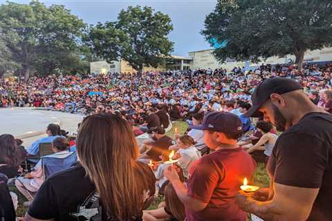 Hundreds Gather for Uvalde Anniversary Vigil