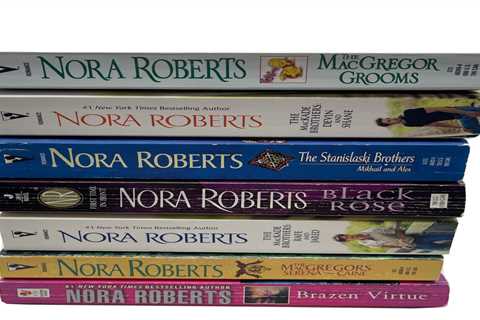 Nora Roberts 7  Pb lot Romance Best selling Black Rose Brazen Virtue The Mac Gre