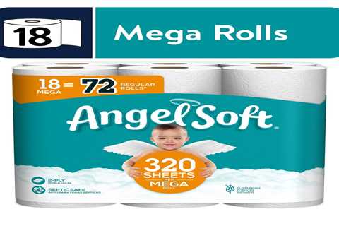 Best Selling 2-ply Toilet Paper, Unscented , 18 Mega Rolls