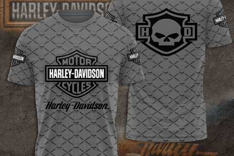 Best Selling!!! Custom name Harley-Davidson T-shirt logo printed with Size S-5XL