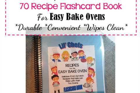 Easy Bake Oven Flashcard Cook Book-BEST SELLING COOKBOOK for Kids-Great Gift!