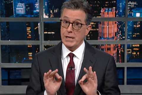Stephen Colbert discovers a shocking gap in Trump's “Dictator-Only-On-Day-One-Talk.”