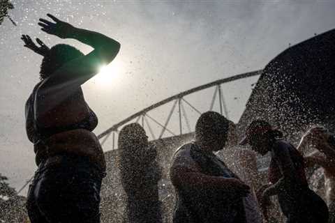 the young woman suffered heat stroke – •