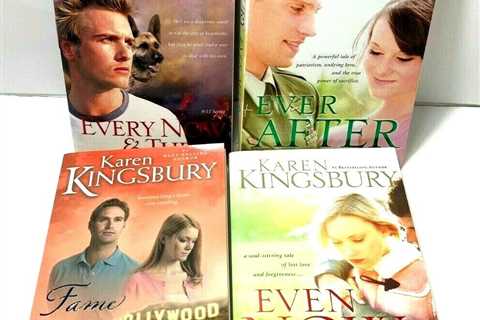 Karen Kingsbury #1 Best Selling Author  Faith Based Novels  Lot of 4