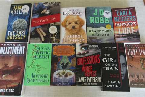 11 Like New Best Selling Fiction Paperback Books By Patterson, Rawlins, Robb etc