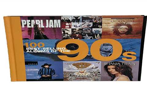 100 Best Selling Albums of the 90s Hardcover Pearl Jam Shania Twain Green Day