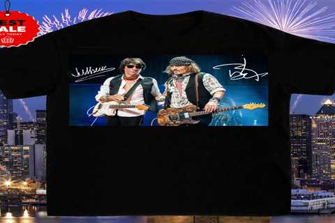 Best Selling - Jeff Beck and Johnny Depp Black Unisex T-shirt Size S - 5XL