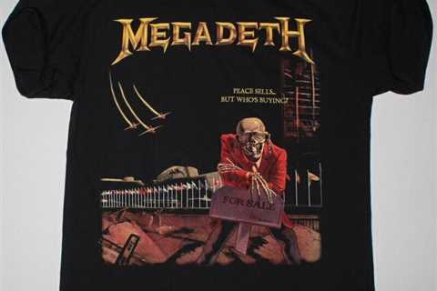 Best Selling -  Megadeth Peace Sells Album T-shirt Size S - 5XL