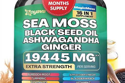 BEST SELLING Zoyava Sea Moss 7000mg Black Seed Oil Supplement