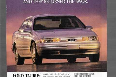 1994 Ford Taurus America's Best Selling Car Print Ad ...Driven a Ford Lately?