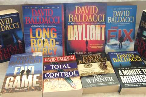 LOT OF 9  DAVID BALDACCI  BEST-SELLING NOVELS MIXED SERIES GREAT ASSORTMENT