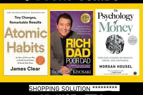 Best Selling 3 Book Combo ATOMIC HABITS+ RICH DAD POOR DAD + PSYCHOLOGY OF MONEY