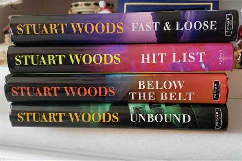 STUART WOODS BEST SELLING NOVEL  4 Stone Barrington 2-2017, 2018, 2020 HB/BC