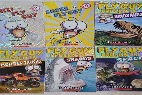 Fly Guys NY Times Best Selling 6 Book Set Paperback Tedd Arnold Dino Sharks