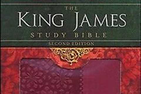 King James Study Bible, Second Edition, Leathersoft, Cranberry---indexed