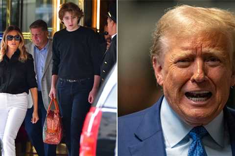 Melania Trump is keeping son Barron in a “tight bubble” to protect him from Donald’s chaos