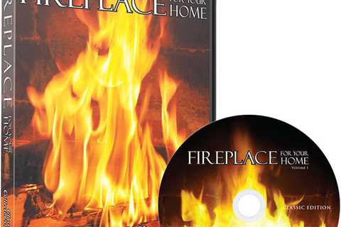 BEST SELLING Classic Crackling Fireplace Edition DVD Volume #1