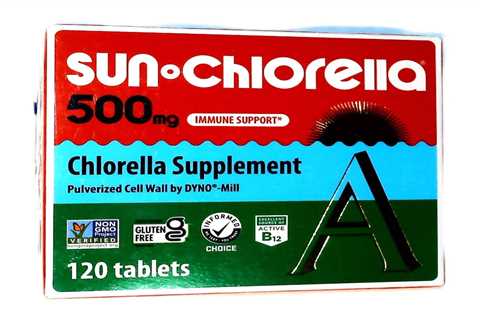 SUN CHLORELLA A 500mg 120 TABLETS BRAND NEW, SEALED EXP. 12/2024+