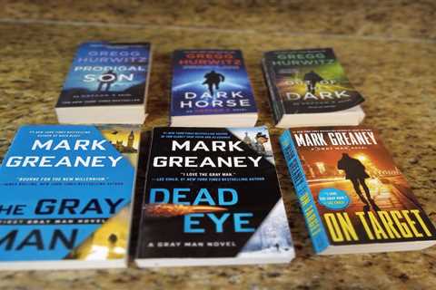 Lot of 6 Best Selling Books by Mark Greaney and Gregg Hurwitz Thriller