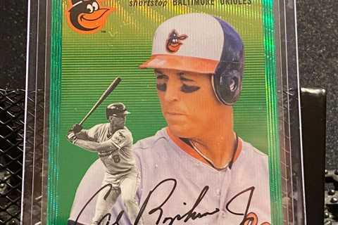 Cal Ripken Jr.  2023 Topps Chrome Platinum  Green Wave # 20/99- Orioles