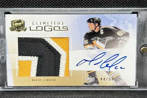 2009-10 Upper Deck The Cup Mario Lemieux Limited Logos Auto Autograph Patch /50