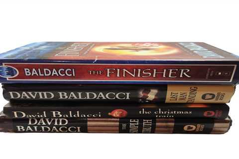 Lot of 4 David Baldacci Novels Books Best Selling Author Hardback Hardcover