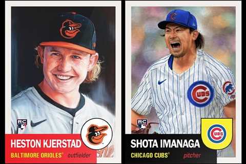 2024 Topps MLB® Living Set® # 739 & 740 HESTON KJERSTAD - SHOTA IMANAGA Pre-Sell