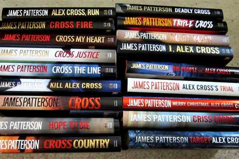 James Patterson book lot- 18 Hardcover First Edition Alex Cross novels !