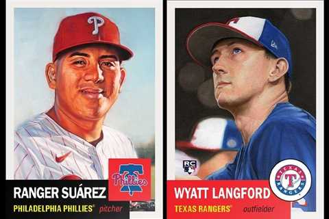 2024 Topps MLB® Living Set® # 743 & 744 RANGER SUAREZ - WYATT LANGFORD Pre-Sell