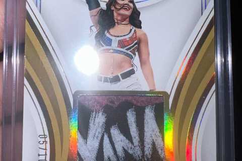 2023 Immaculate WWE Roxanne Perez Remarkable Memorabilia Patch Gold #/10