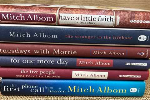 Lot 6 HC Mitch Albom HC Morrie Five People One More Day Phone Call Lifeboat Fait