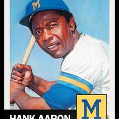 2024 Topps MLB® Living Set® # 755 HANK AARON Milwaukee Brewers HOF Pre-Sell