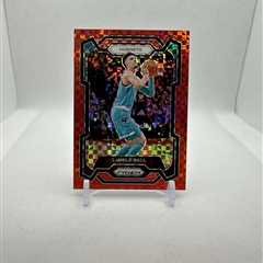 (# /75) LAMELO BALL RED POWER PRIZM — 2023-24 Panini Prizm #41 Charlotte Hornets