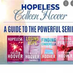 BEST SELLING COMBO BOOK SET OF COLLEEN HOOVER(HOPELESS+LOSING HOPE+FINDING