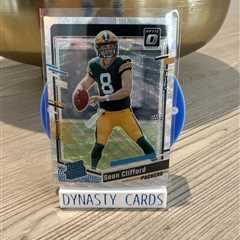 2023 Donruss Optic Premium Box Set /300 RATED ROOKIE Sean Clifford Prism Wave