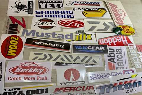 Fishing Decals wholesale  lot of (31) stickers,best selling stickers