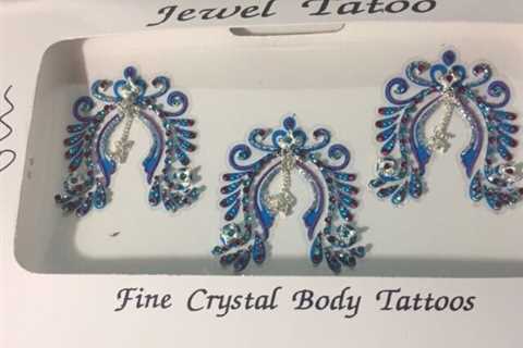 BEST SELL VAJAZZLE NON PIERCING BREAST TATTOOS ADDED CRYTAL SWAROVSKI STONES