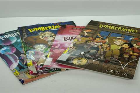 Lot of 4 The Lumberjanes Graphic Novels NYT Best Selling Series PB Ex Library