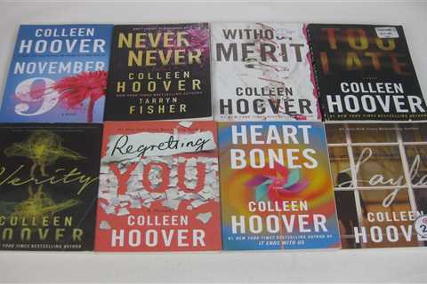 Colleen Hoover Lot 8 NeverNever Verity November 9 Layla Heart Bones Too Late